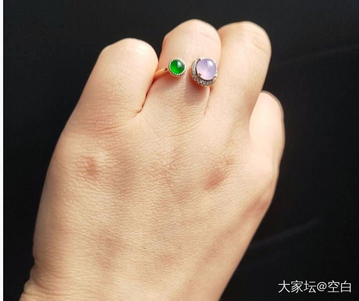 有人也爱双蛋嘛？_戒指翡翠