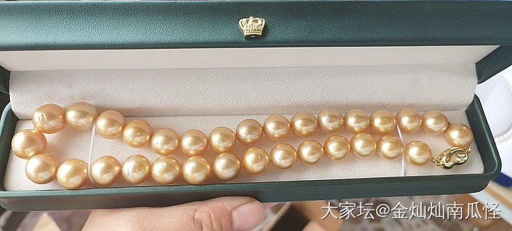大家帮忙看下，1万6瑕疵较多的金珠值得买吗？_珍珠