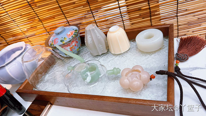🍋嘴嘴的和田#慢茶•绿柳才黄半未匀_和田玉翡翠