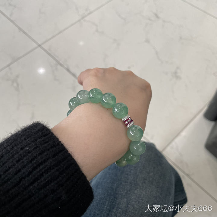 翡翠珠珠手串_珠串翡翠
