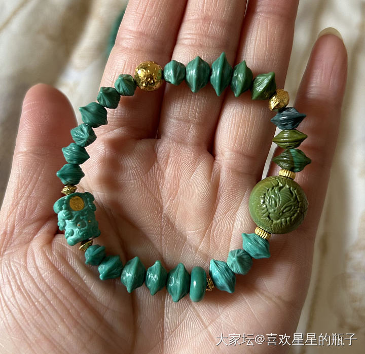 沉迷于绿松无法自拔_松石金