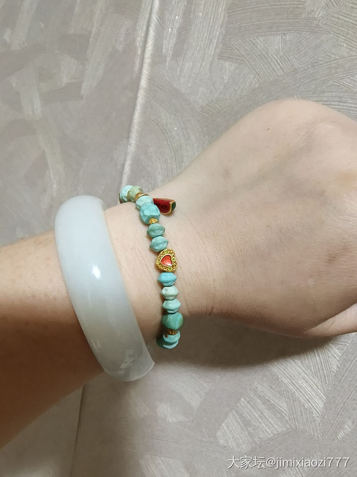 绿松还是有点子颜值诱惑在的！_金玉石