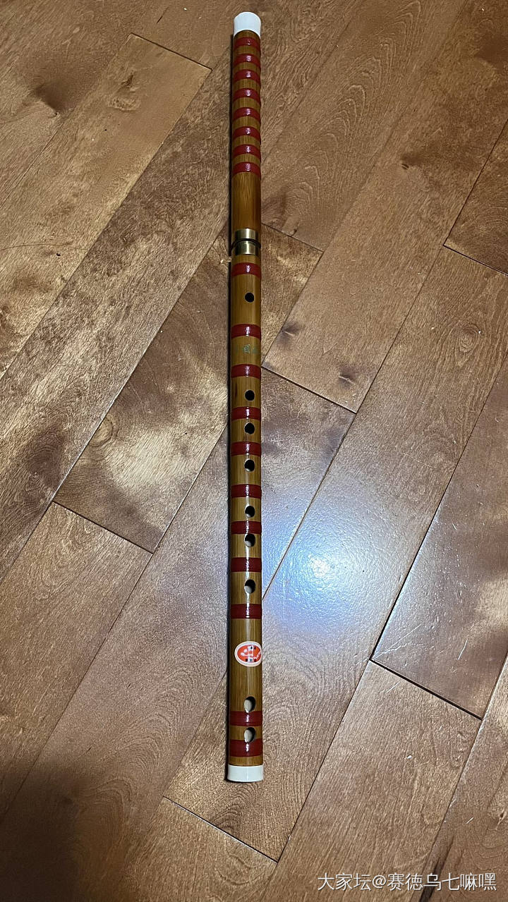 淘到邹叙生老先生早年制作的笛子_收藏