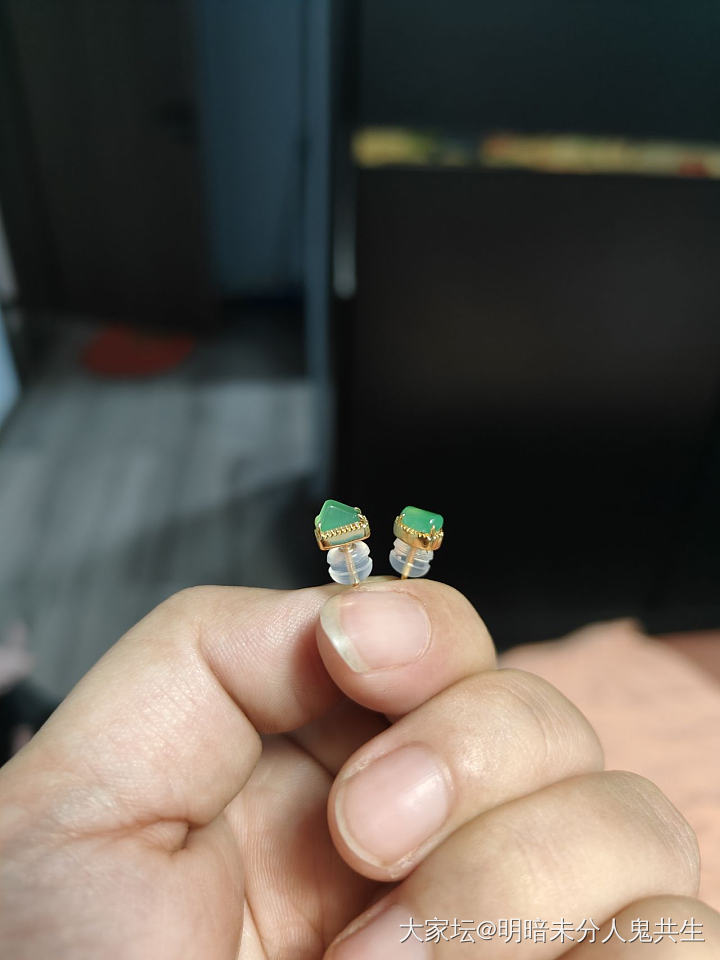 可可爱爱_耳饰翡翠