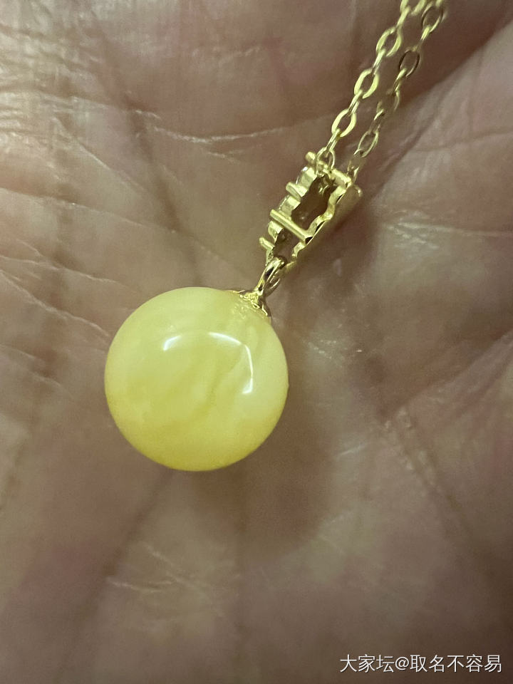 请坛友们帮忙看看，这是真的金绞蜜吗？_琥珀蜜蜡