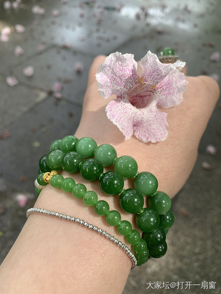 落花雨_碧玉和田玉