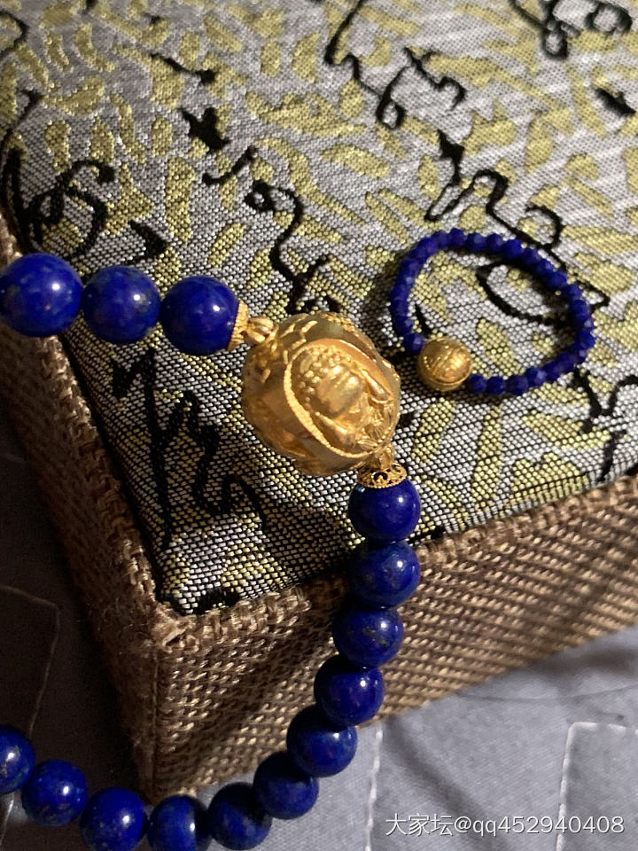 青金石串_串珠青金石金