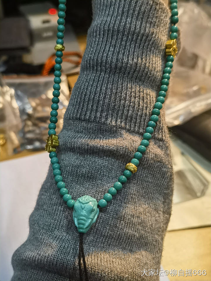 三通太难穿了😂_松石手工diy