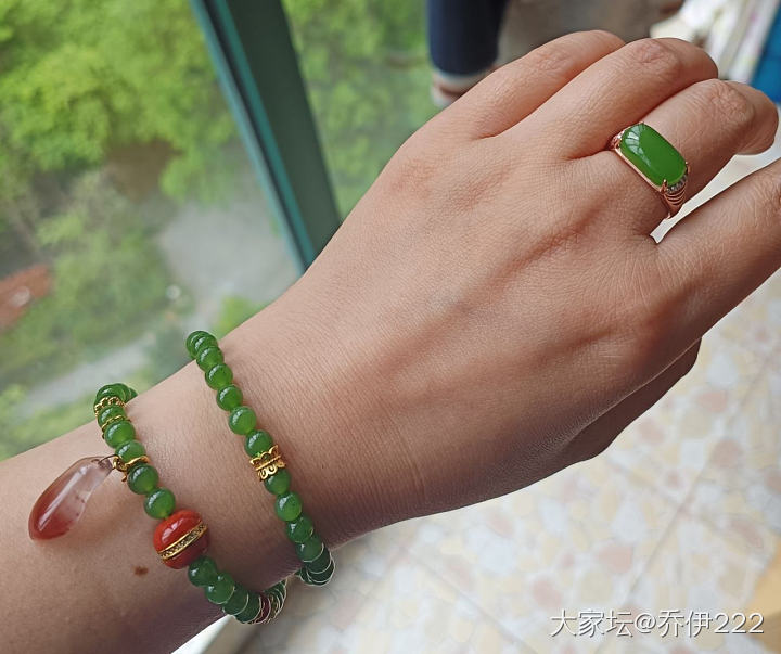 我是太喜欢戒指和手串了_珠串戒指玉石和田玉