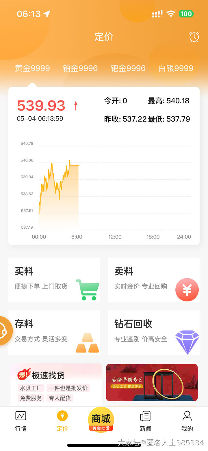 我大行分析师_贵金属