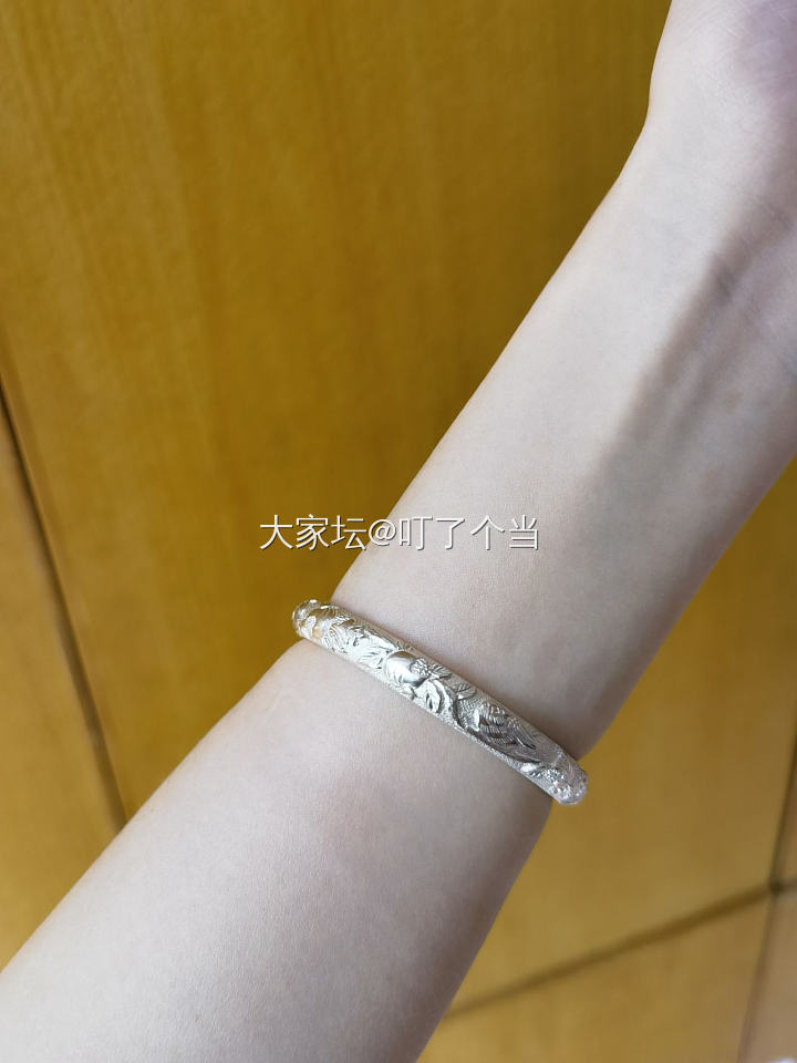 小鸟石榴_手镯银