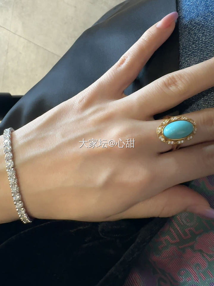 周一见，美美地去上班_松石钻石