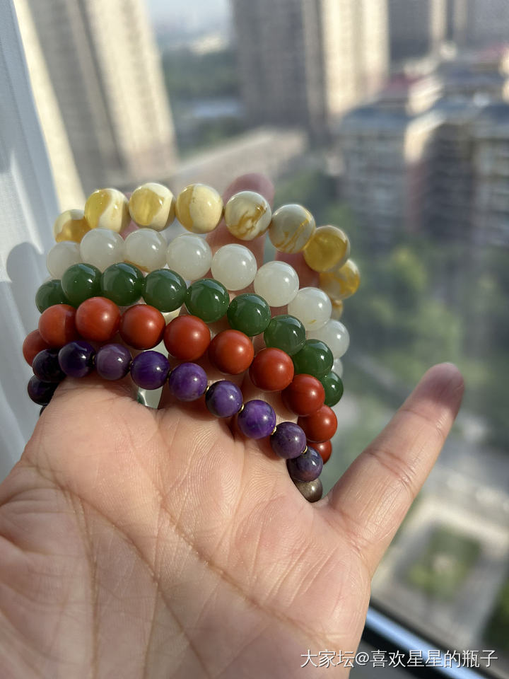 串串集合_舒俱来南红碧玉琥珀蜜蜡和田玉