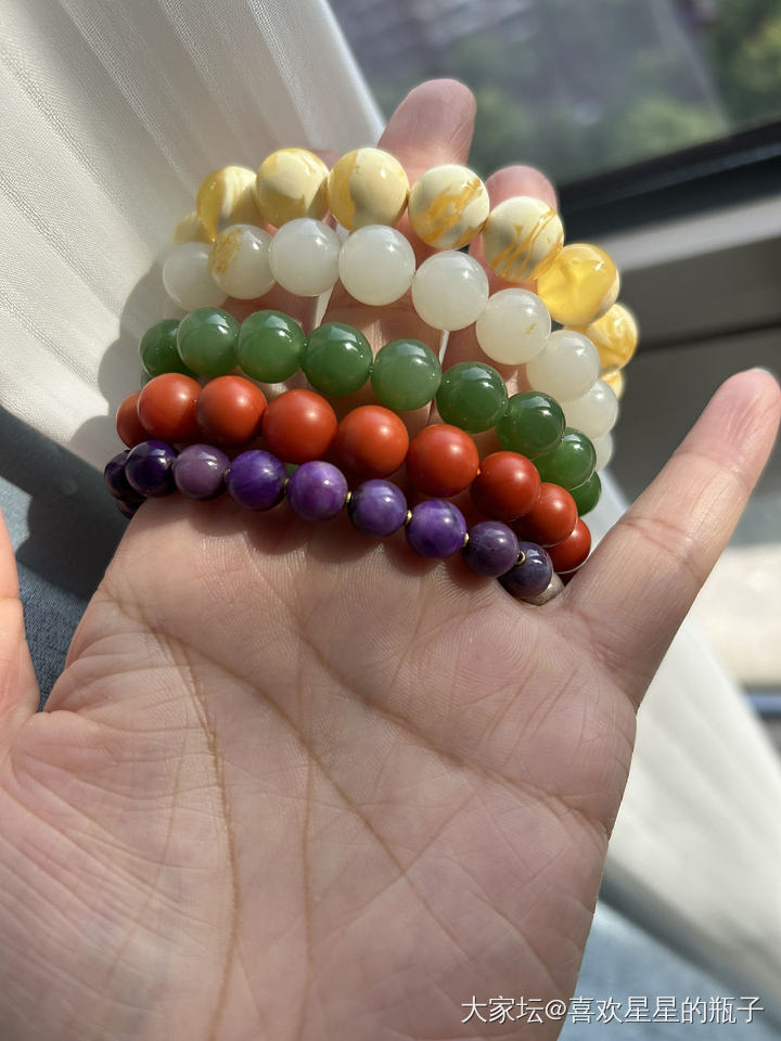 串串集合_舒俱来南红碧玉琥珀蜜蜡和田玉