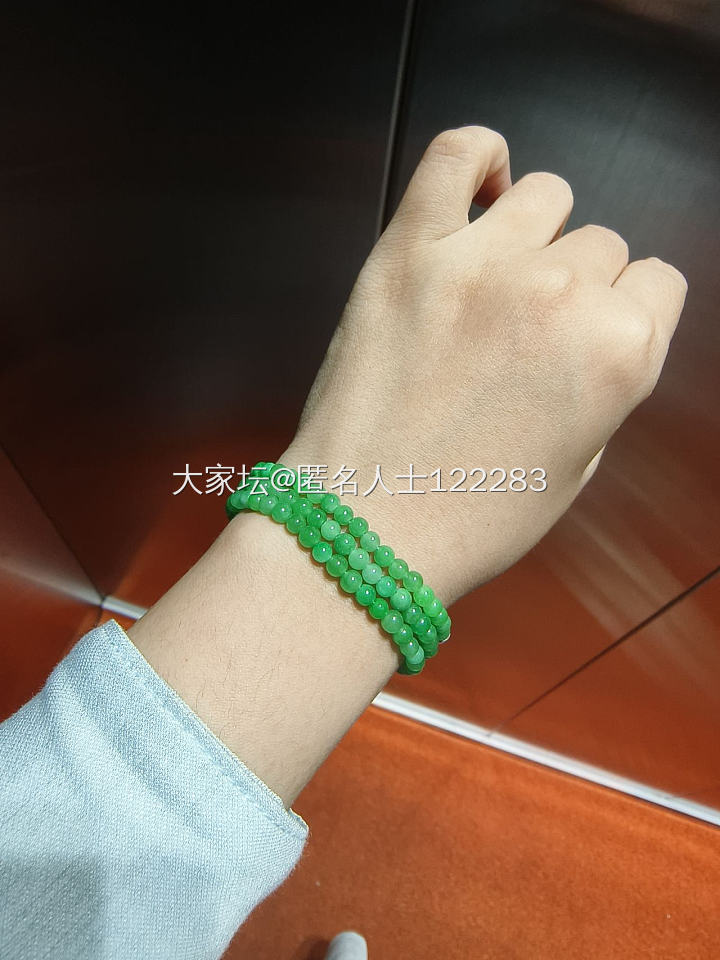 随手拍，有点仙图_珠串翡翠