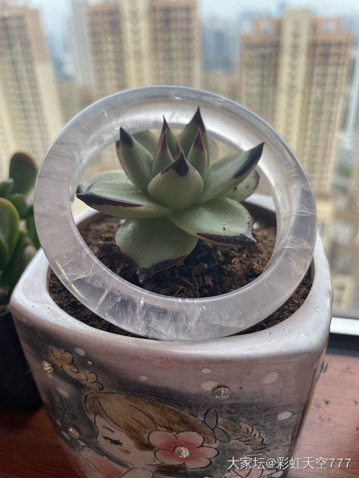 夏天，就是要粉粉的😜☺_手镯水晶
