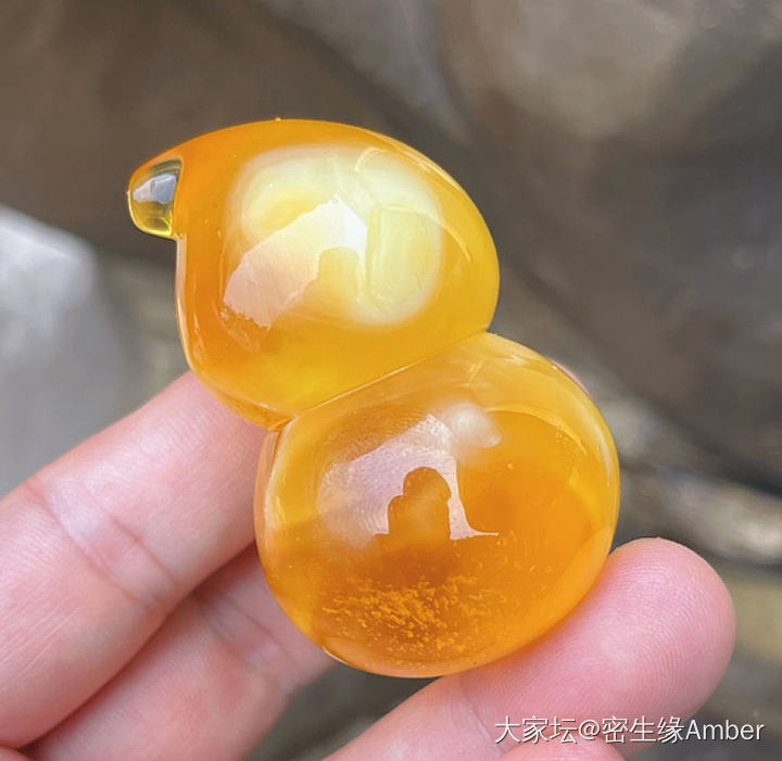 金沙葫芦真漂亮😄_琥珀蜜蜡