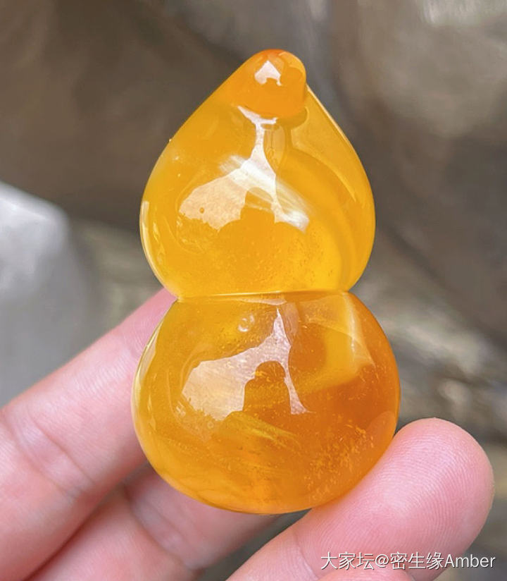金沙葫芦真漂亮😄_琥珀蜜蜡