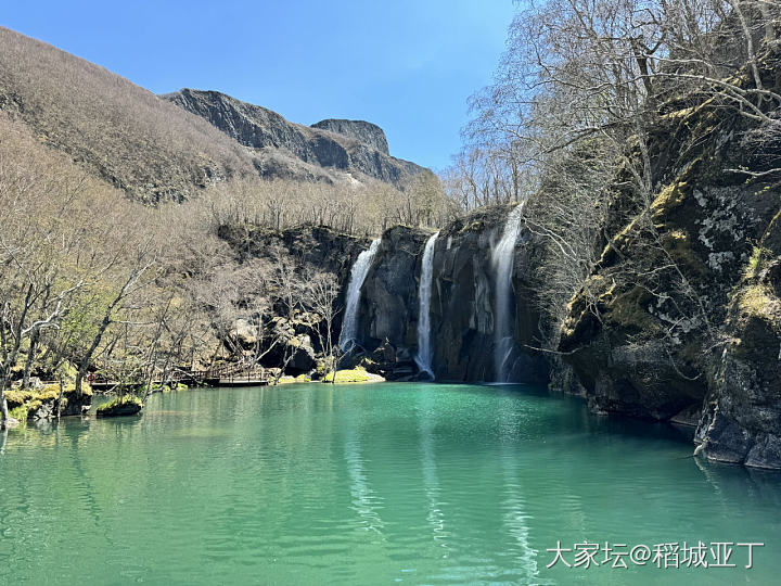 前天去的长白山北坡，运气不错，看见天池了。_旅游生活