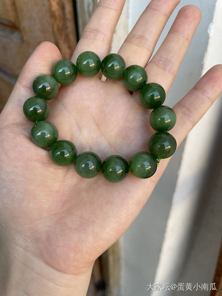 卡13的碧玉串_碧玉珠串和田玉