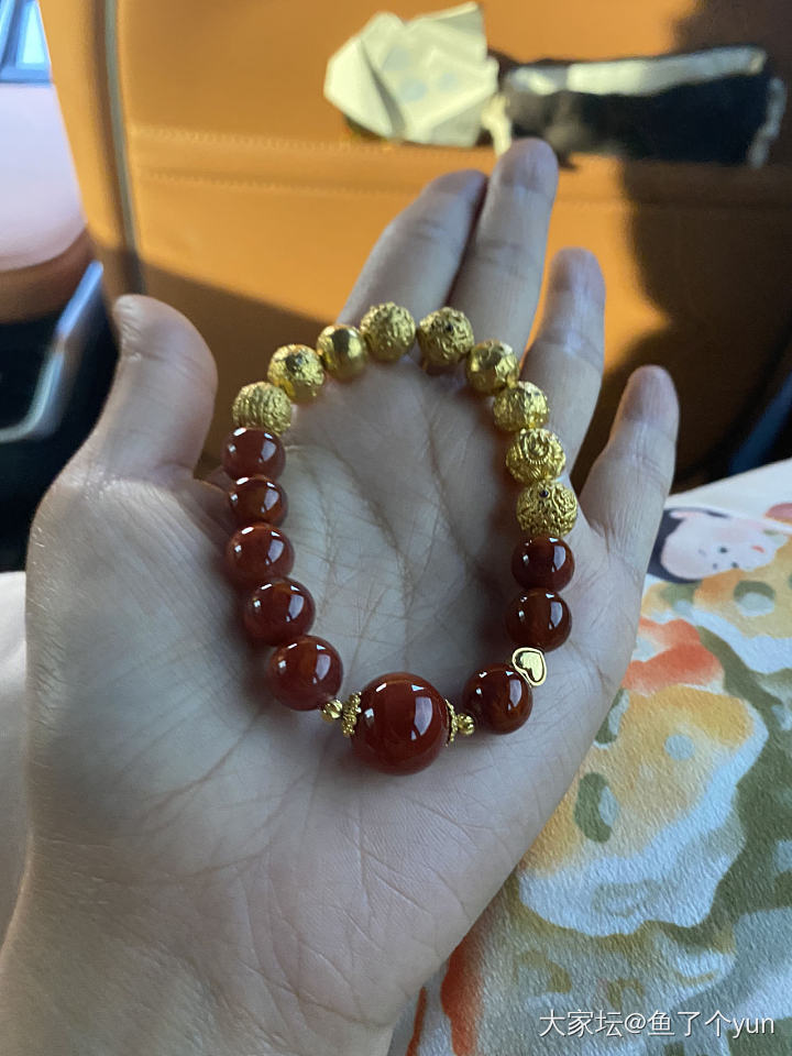 南红和金珠搭配_串珠