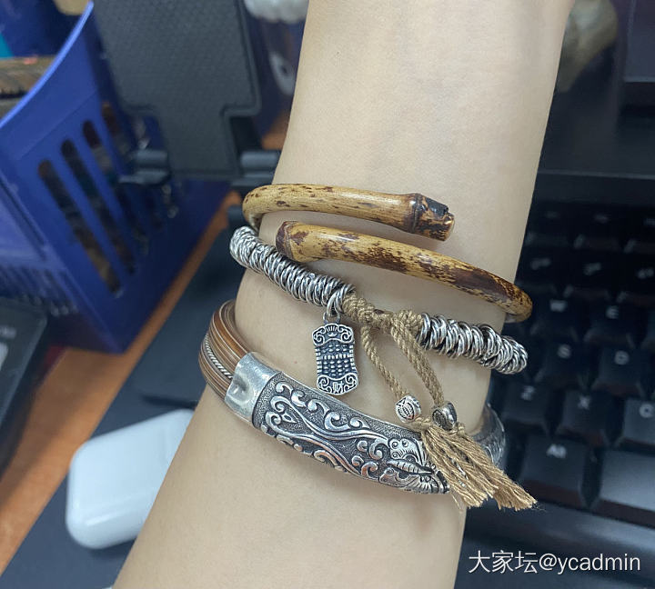 夏天爱戴银_手镯银