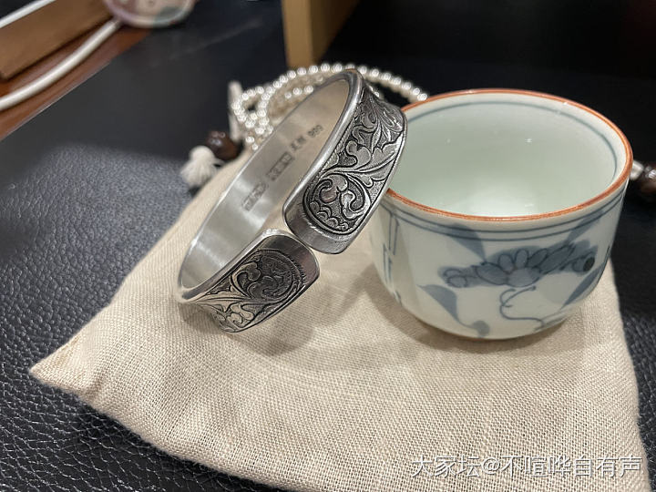 还是喜欢做旧的这个_手镯银
