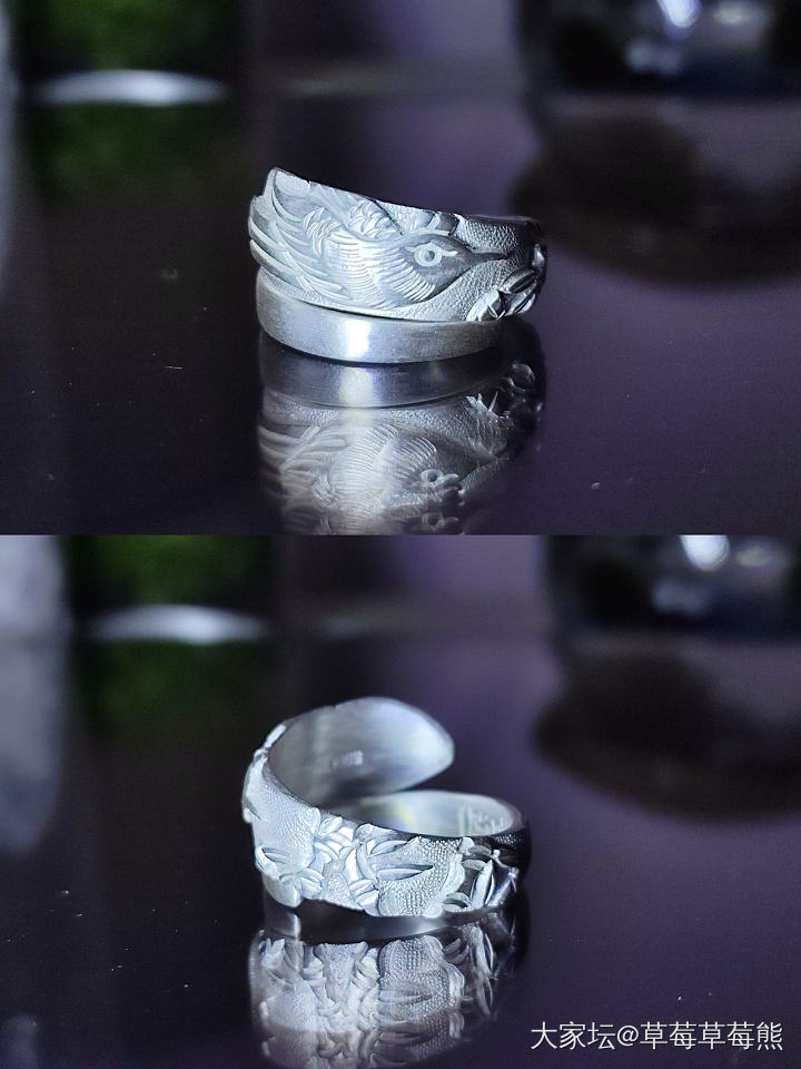 儿童节的礼物🎁单尖戒指_银