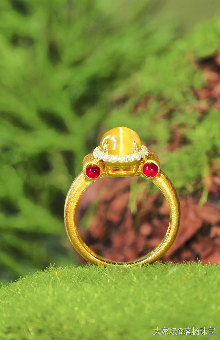 金绿猫眼戒指💍～_名贵宝石
