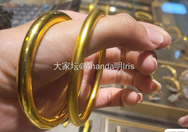 假如~只能拥有①只金镯_手镯金