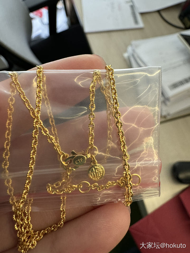 大福家的做工是真的好呀_项链金