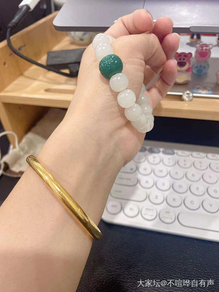 突击检查，今天戴了什么陪你打工😉_玉髓玛瑙