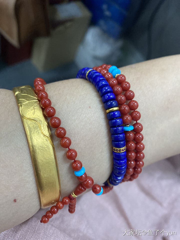 突击检查，今天戴了什么陪你打工😉_玉髓玛瑙
