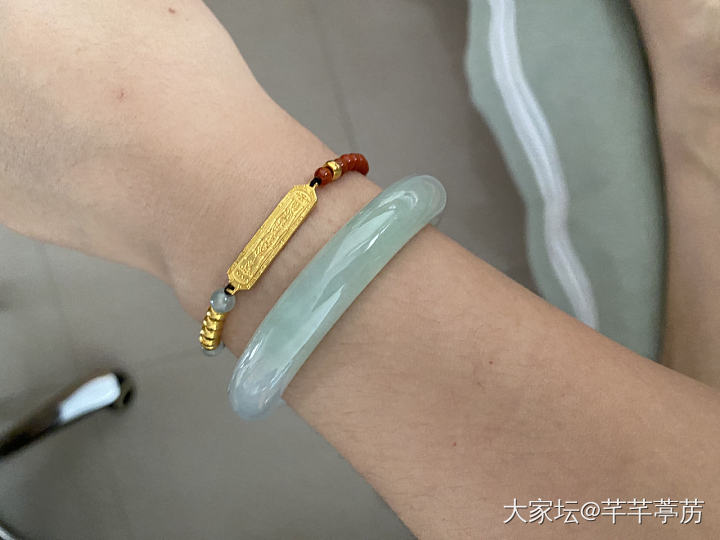 突击检查，今天戴了什么陪你打工😉_玉髓玛瑙