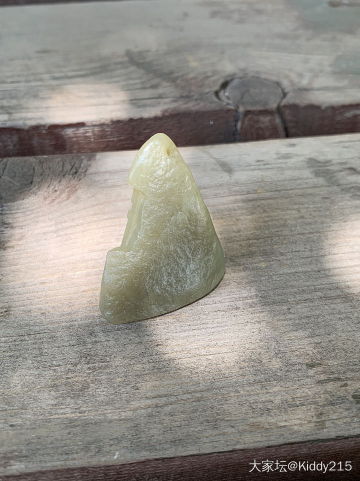 一颗小小戈壁料_和田玉