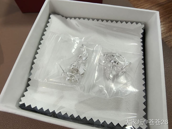 自由鸟的银版耳钉到了，但是得换货_银