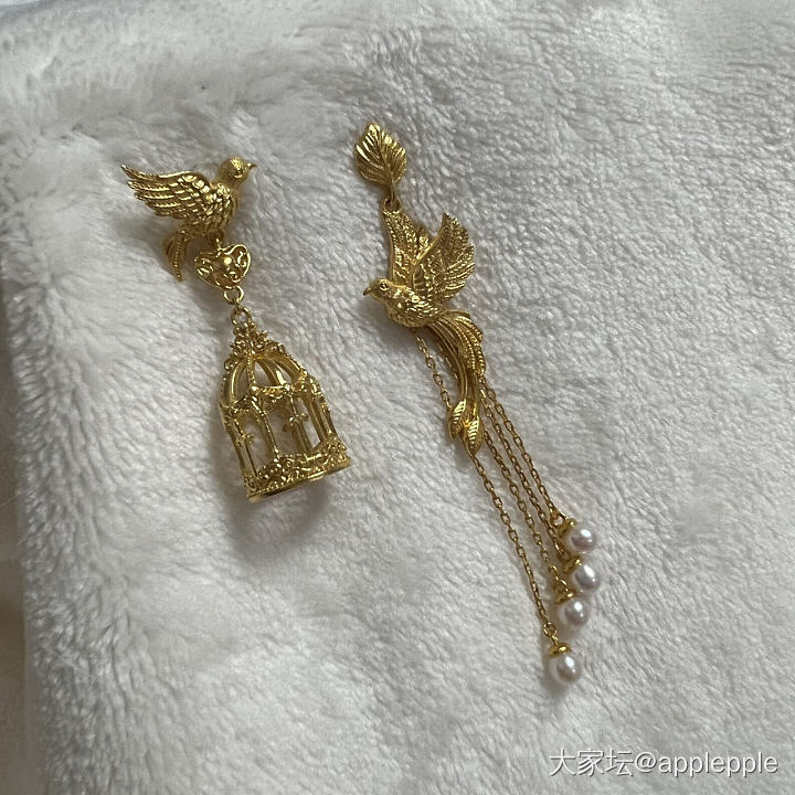 自由鸟的银版耳钉到了，但是得换货_银