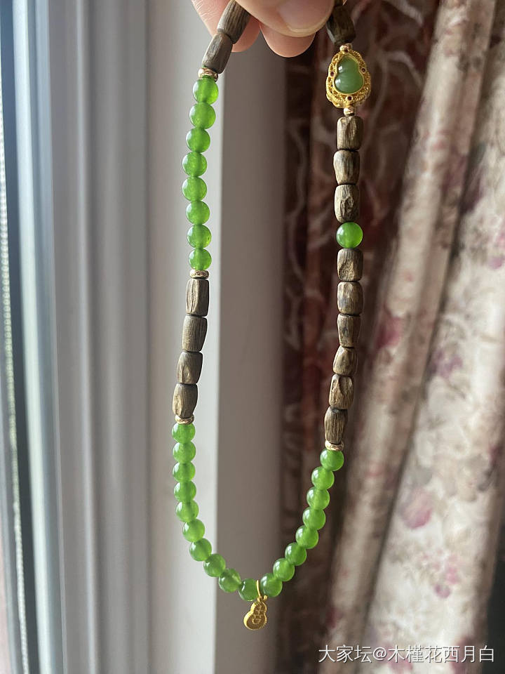 自己DIY_碧玉沉香和田玉