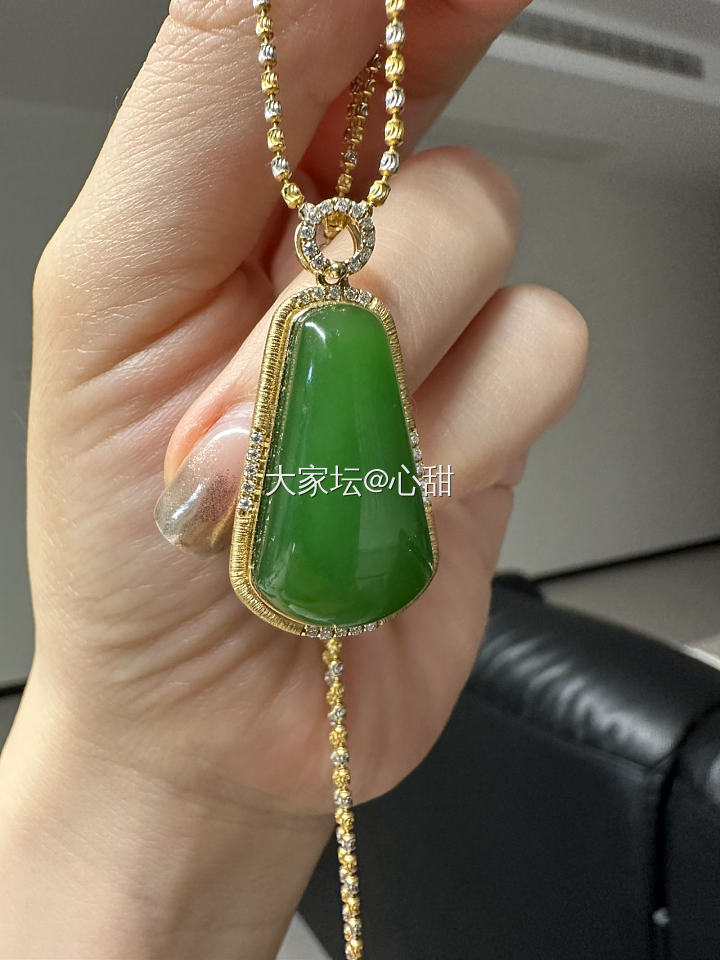 梅雨季，宅_钻石吊坠和田玉
