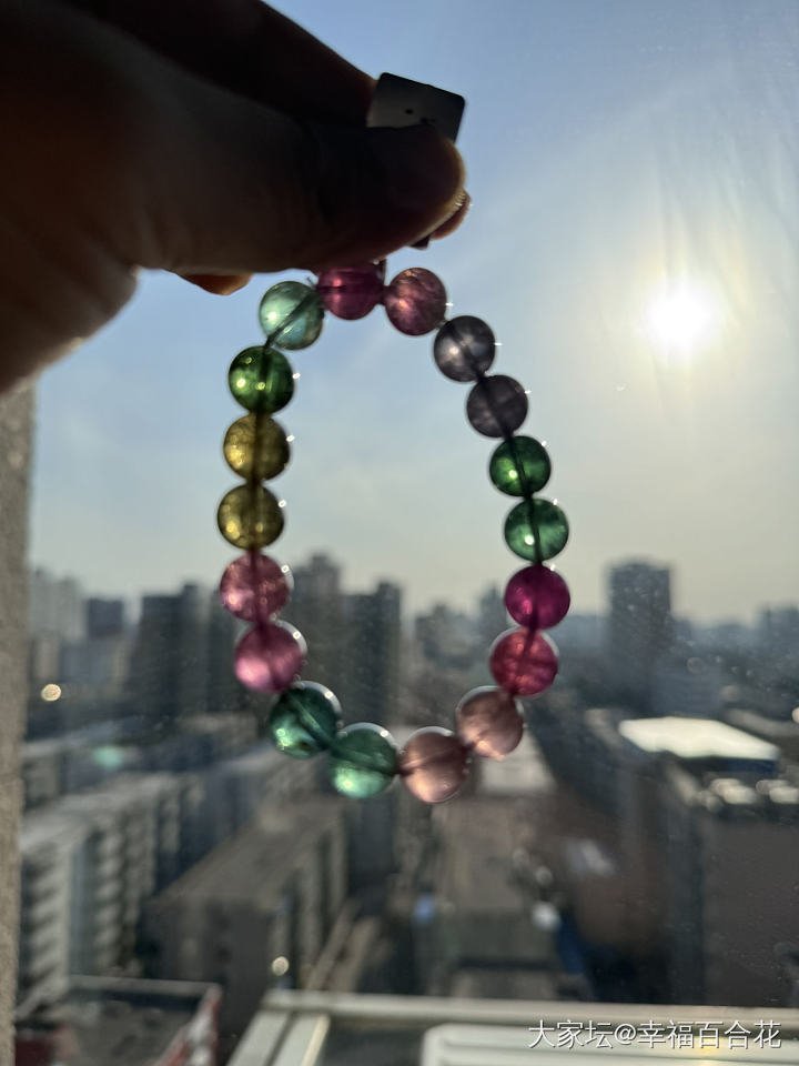 一串儿彩虹_珠串碧玺