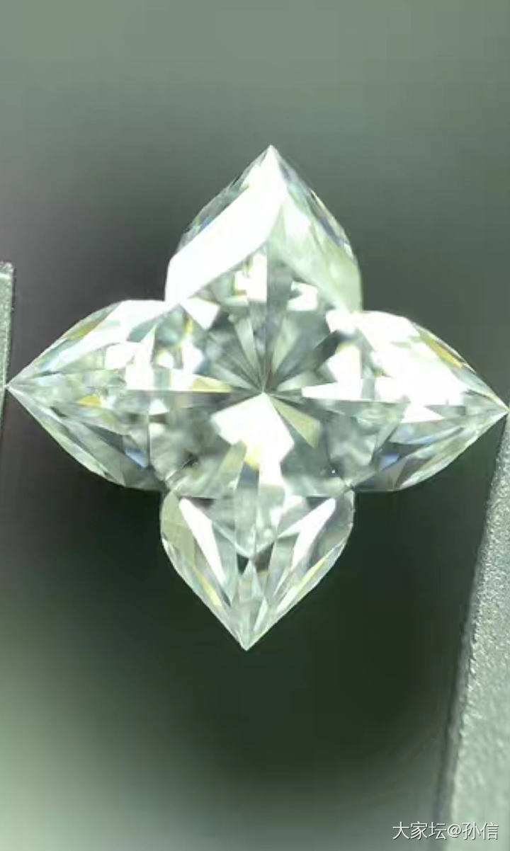 不同切工四叶草培育钻_培育钻