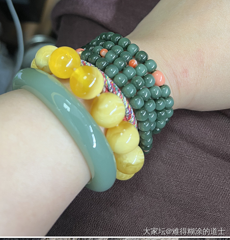 姐妹们晒一下周末的左右手吧_钻石翡翠金