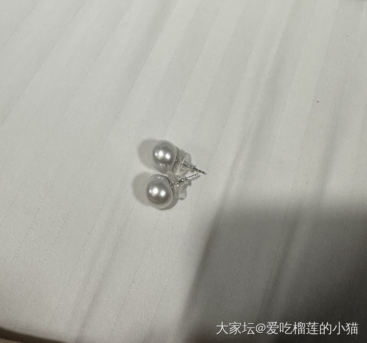 卡13-14澳白耳针，简单大方，相比耳扣款，更深的我心_耳饰有机宝石