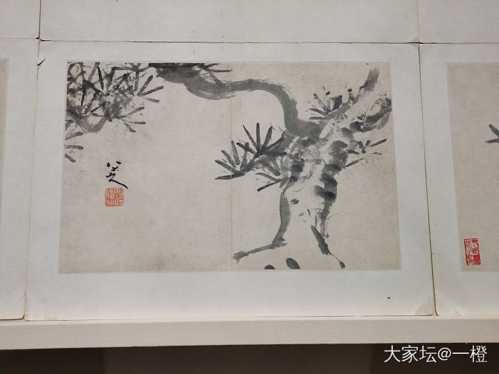 逛展～最爱的八大山人真迹_书画