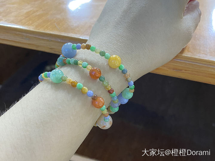 凑了三圈，凑不动了_珠串翡翠