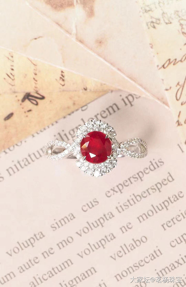 甜美系～红宝石戒指💍～_名贵宝石