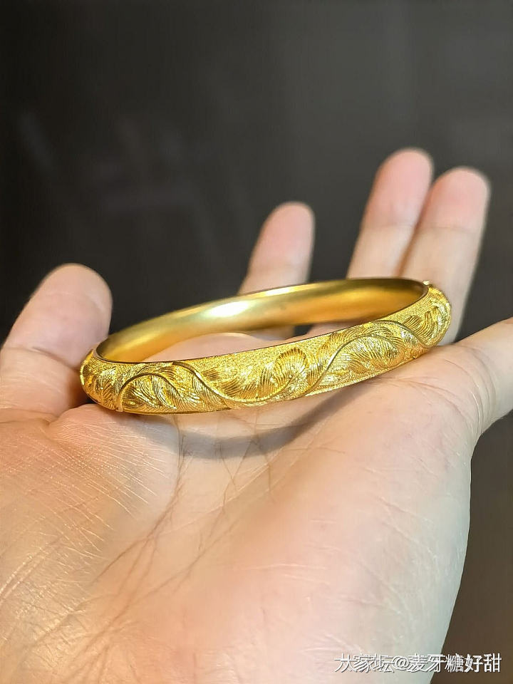 简单顺眼款_手镯金