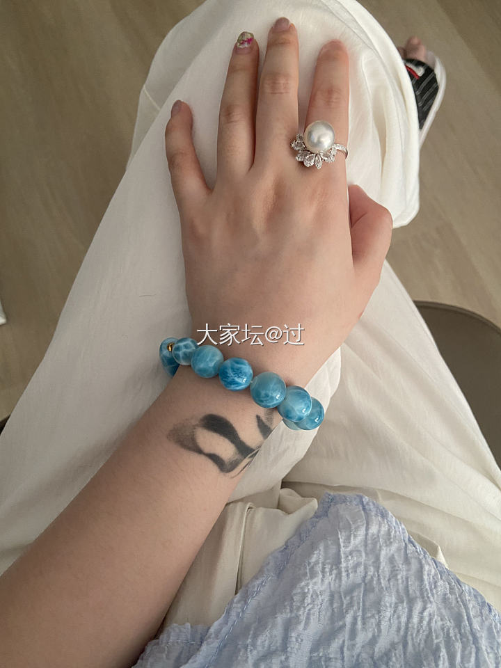 海纹石跟夏天特别配_海纹石珠串