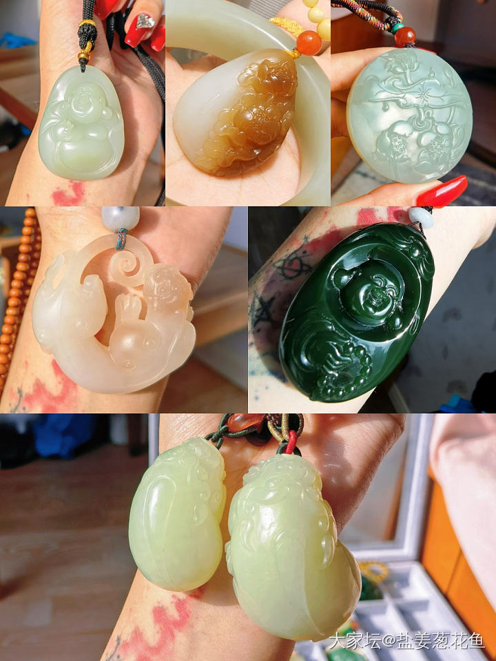 爱情大盘点😏_琥珀蜜蜡彩色宝石和田玉翡翠