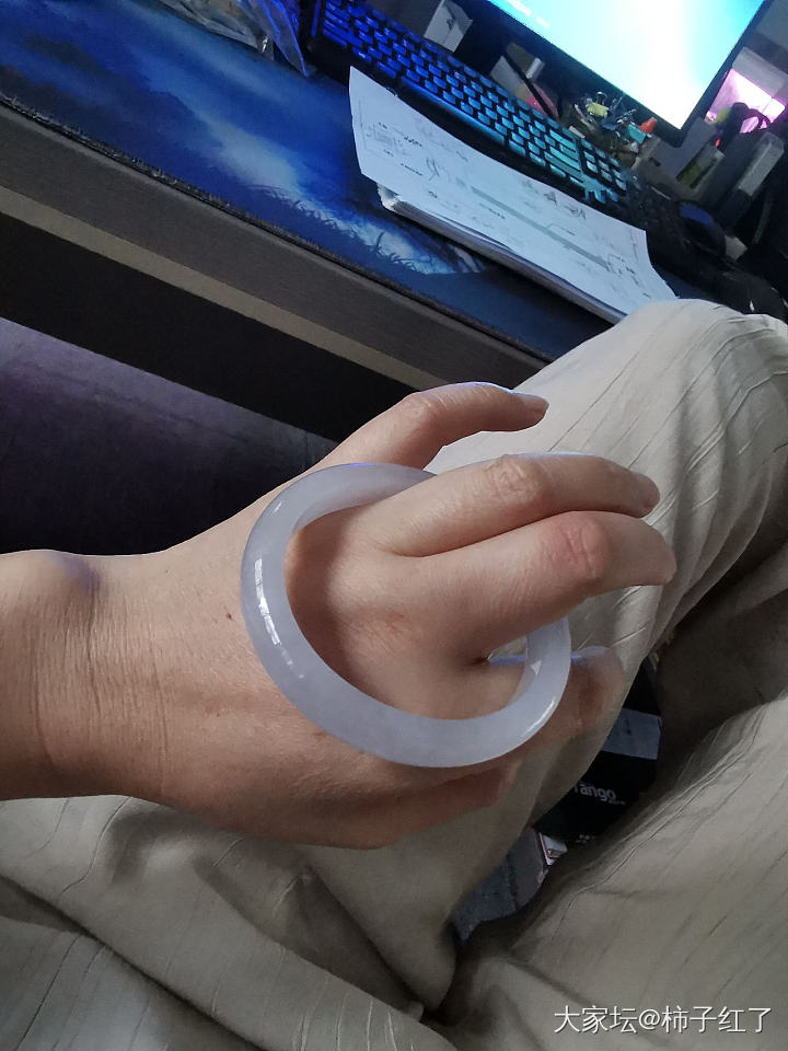 说好的冰紫呢_手镯翡翠